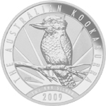 Silbermünze Kookaburra Vorderseite